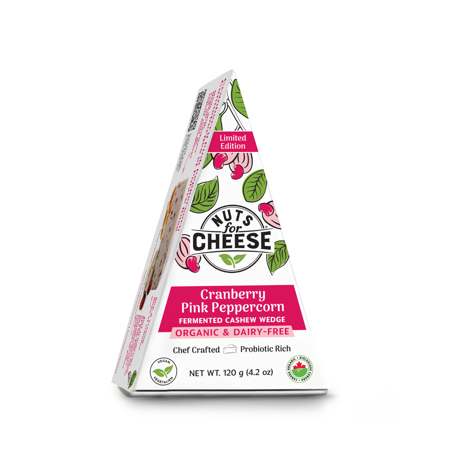 Noix pour Fromage Quartier aux Canneberges et au Poivre Rose - 120g