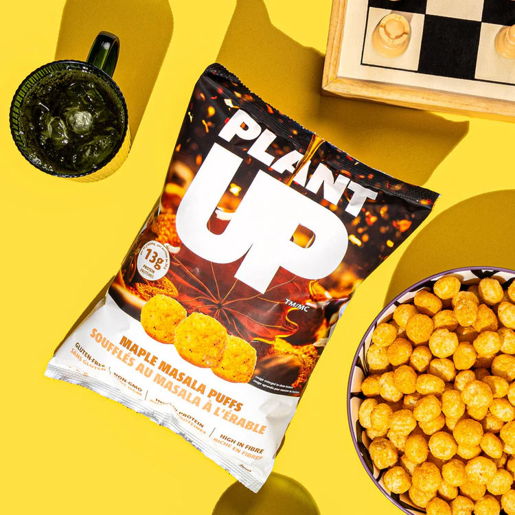 Plant Up Maple Masala Puffs - 100g