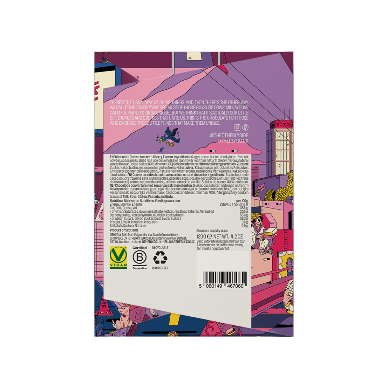 Otherly Cherry Oat Milk Chocolate Bar - 120g