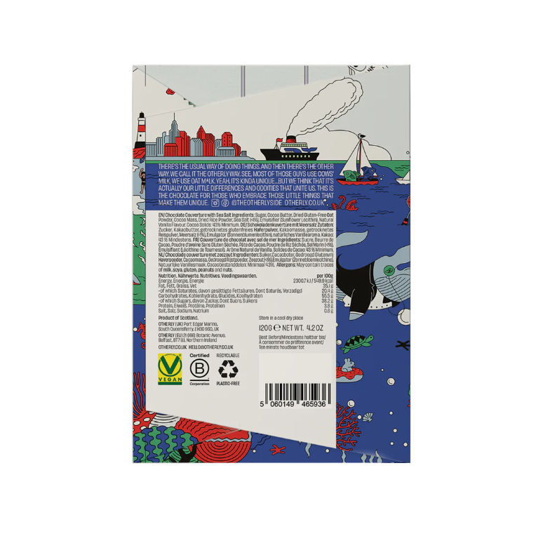 Otherly Sea Salt Oat Milk Chocolate Bar - 120g