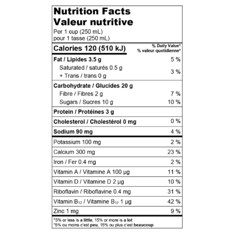 Natura Organic Original Oat Milk - 946ml