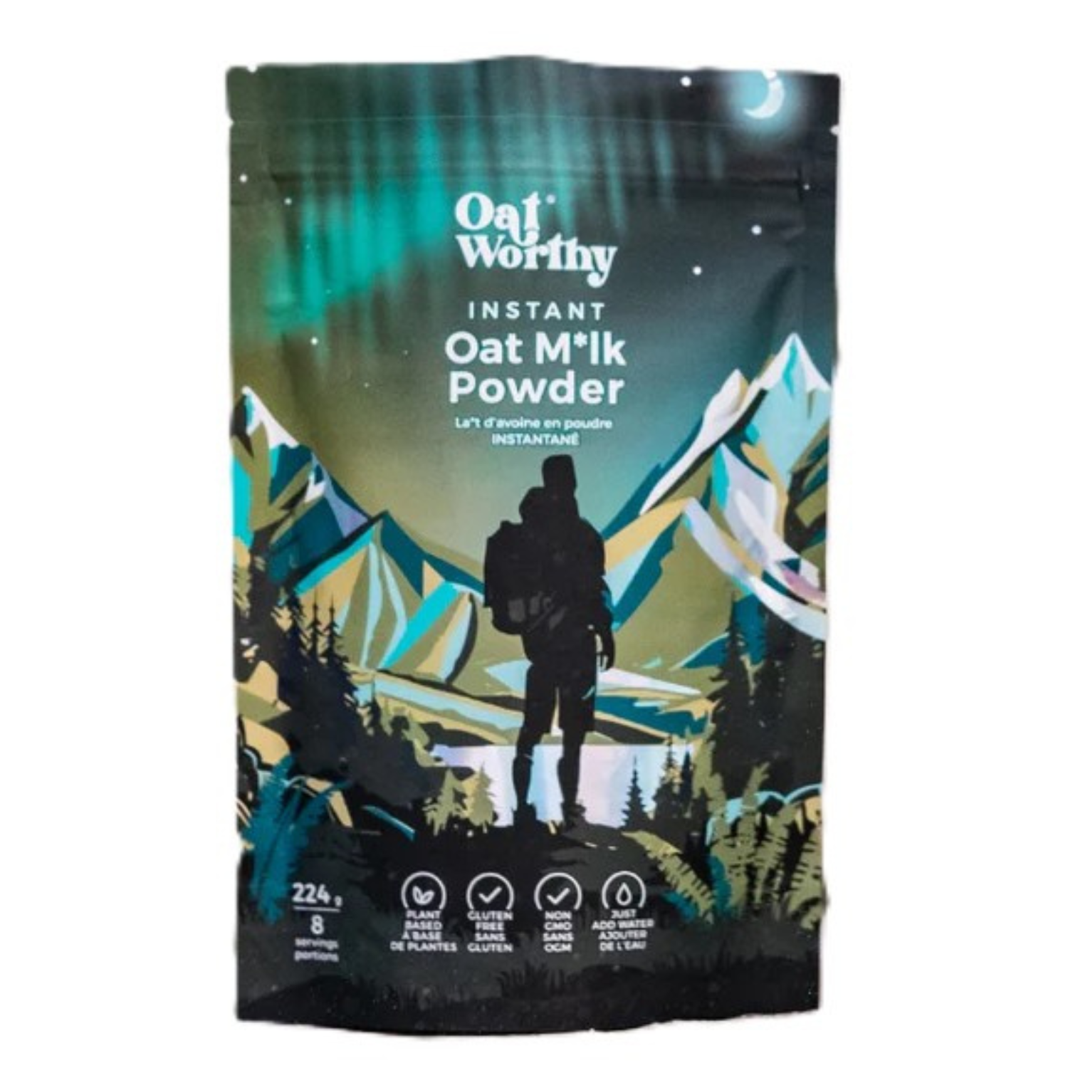 Poudre de boisson à l'avoine instantanée Oatworthy - 224g