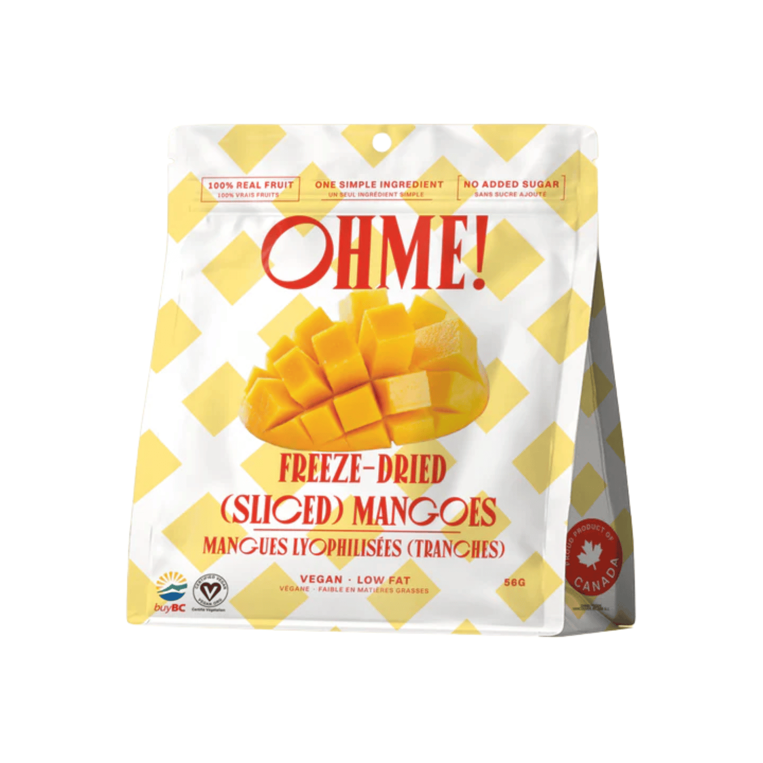 OHME! Freeze-Dried Mangos - 56g