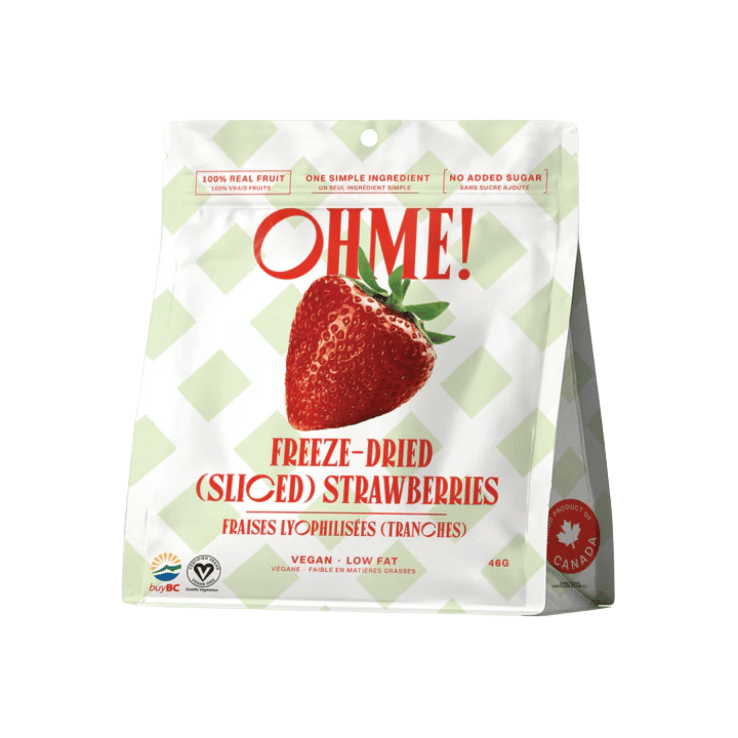 OHME! Freeze-Dried Strawberries - 46g