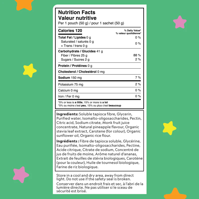 Herbaland Oh My Bears! Pineapple Fibre Gummies - 50g