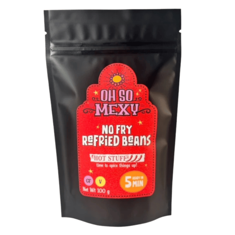 Oh So Mexy Hot Stuff Refried Beans - 100g