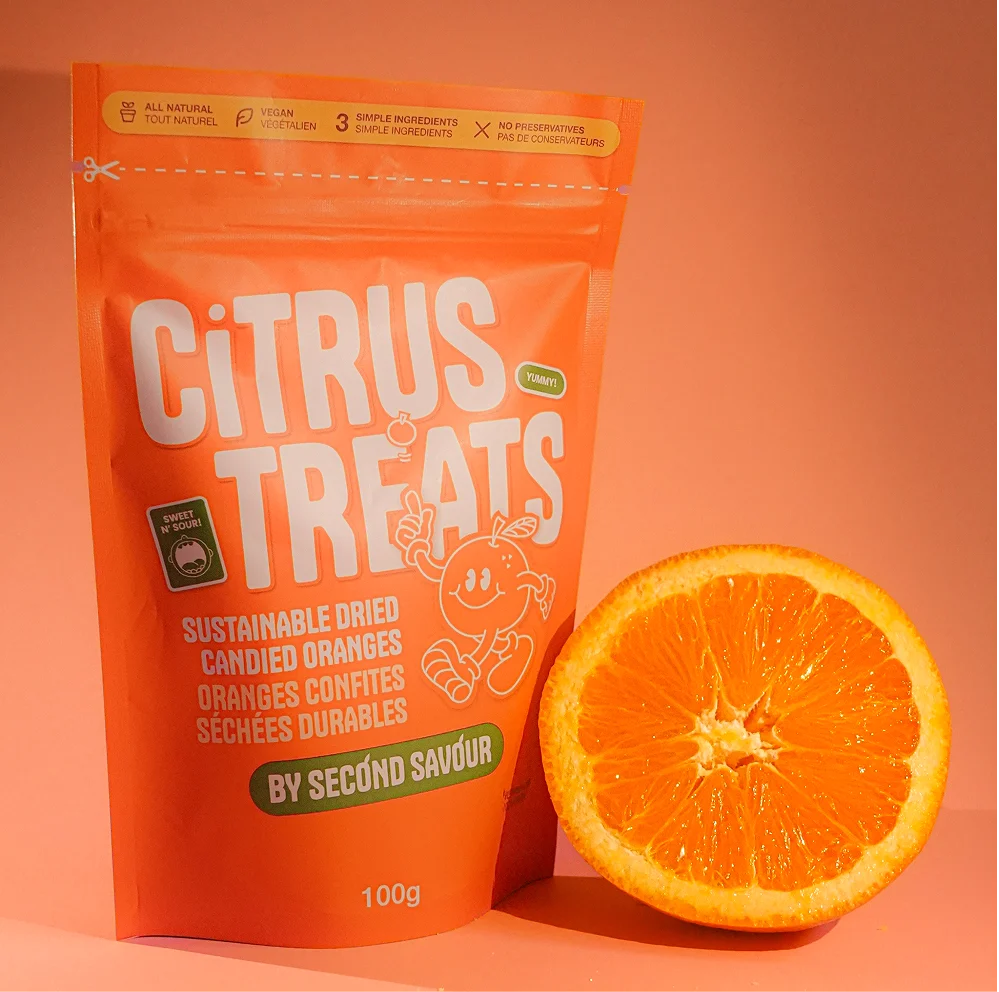 Friandises aux agrumes et à l'orange confite Second Savour - 100g