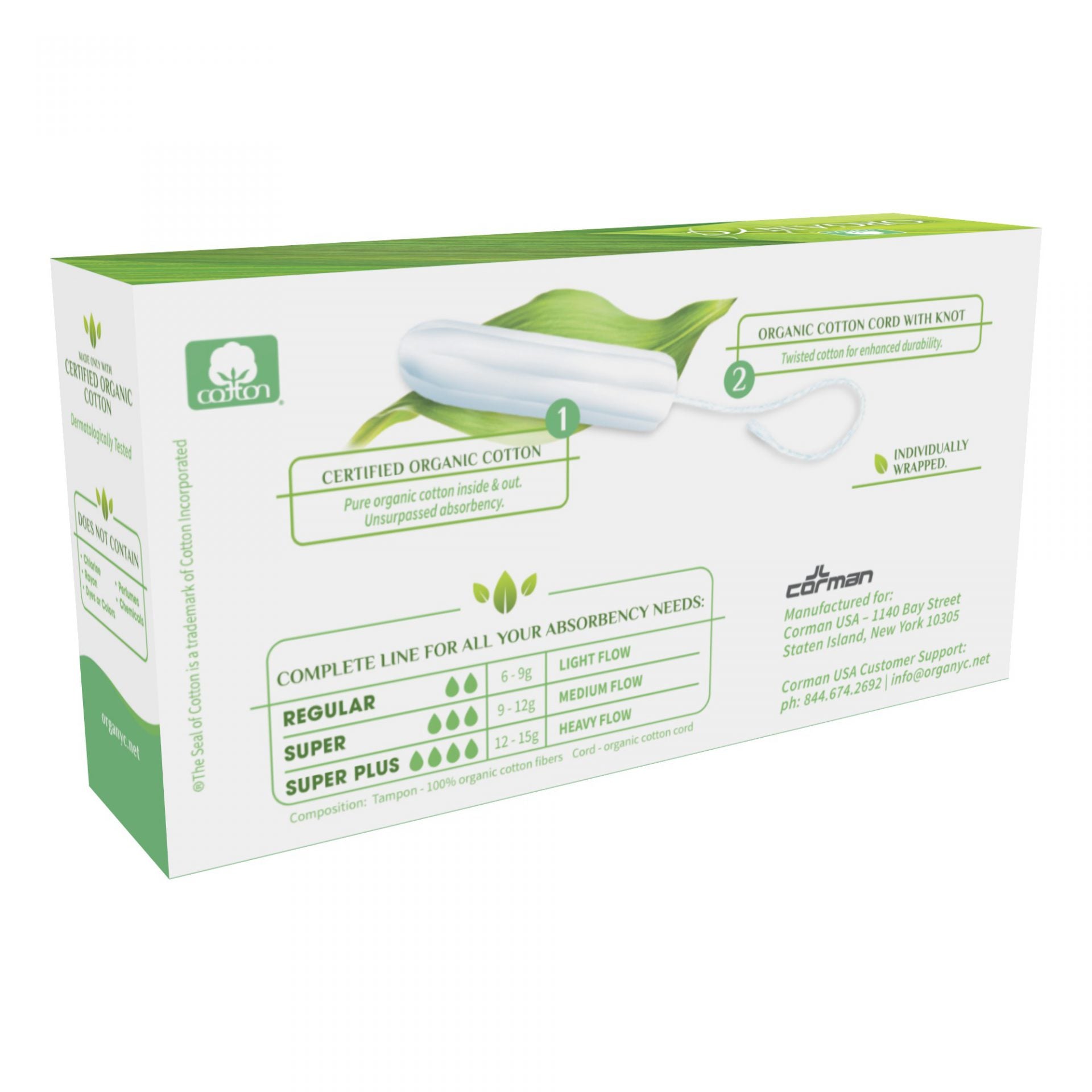 Organyc Super Tampons - 16 pièces