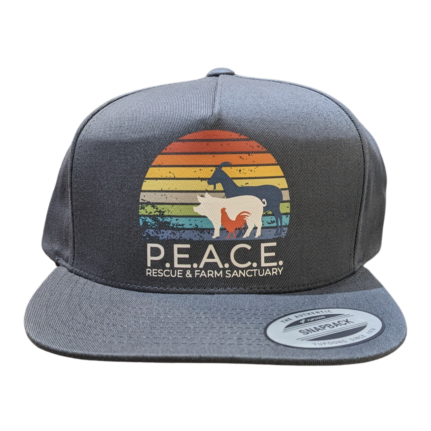 Rescue Farm Sanctuary Logo Trucker Hat – Vegan Supply