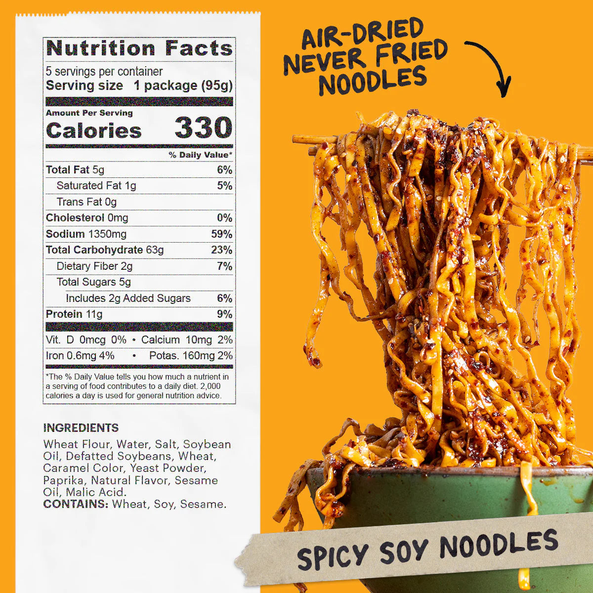 Momofuku Spicy Soy Noodles - 400g