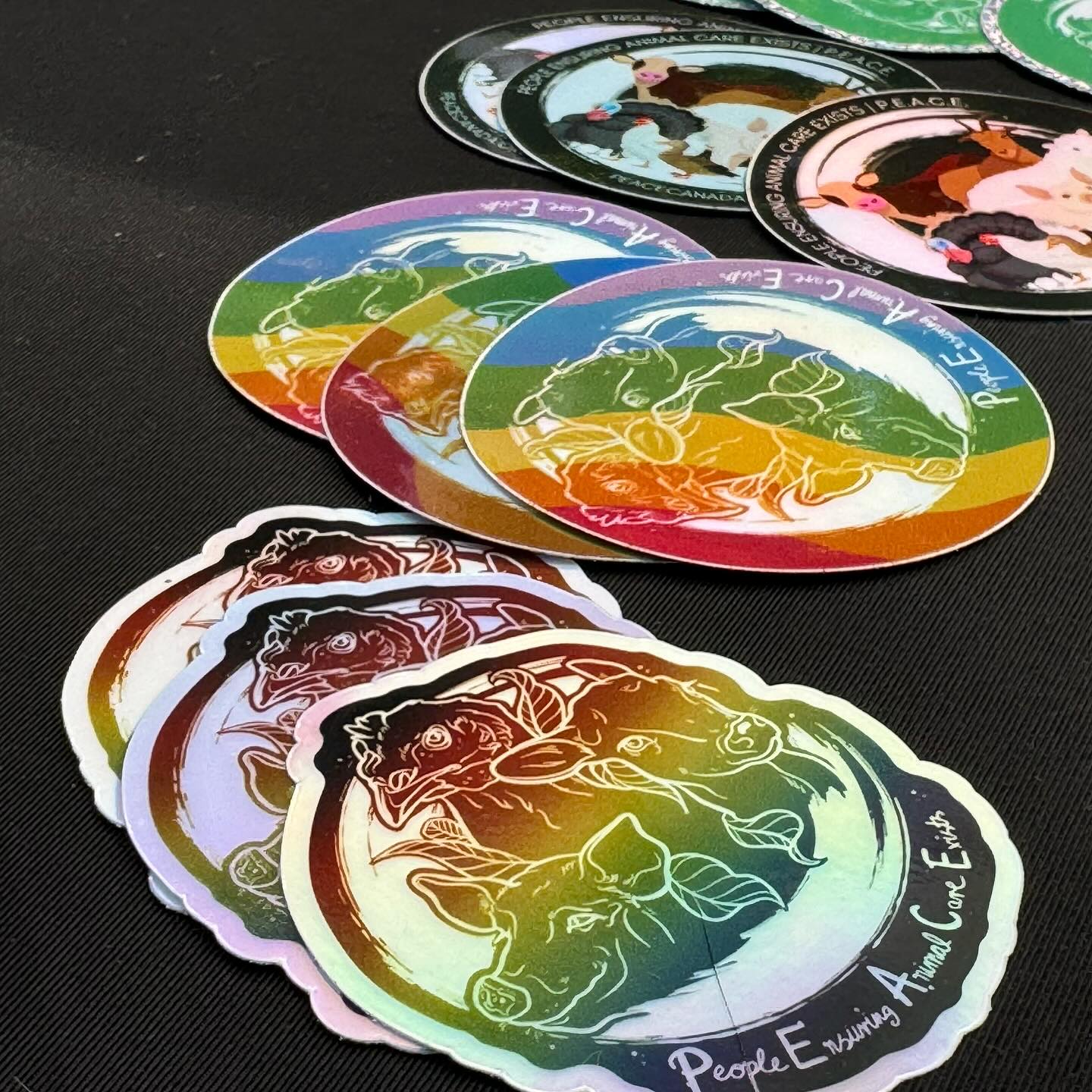 P.E.A.C.E Farm Sanctuary Logo Sticker