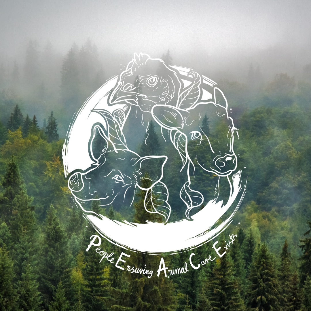 P.E.A.C.E Farm Sanctuary Logo Sticker