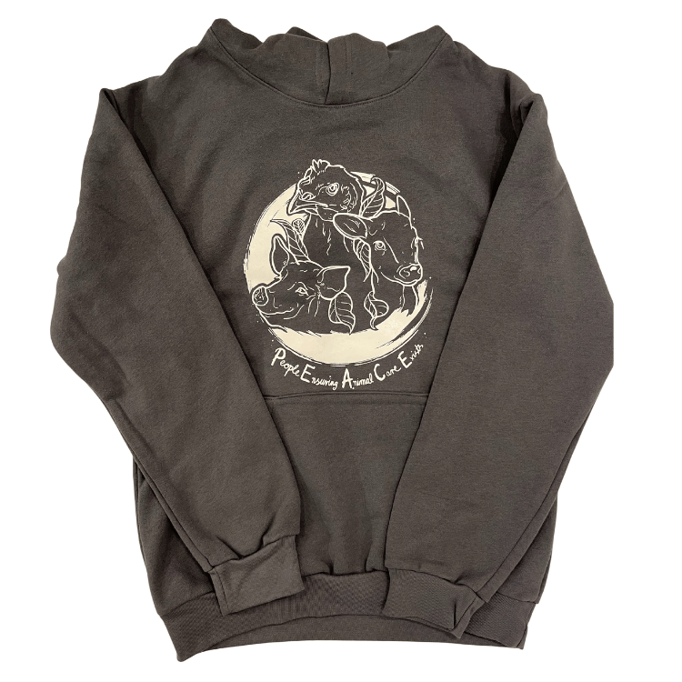 P.E.A.C.E Farm Sanctuary Logo Hoodie