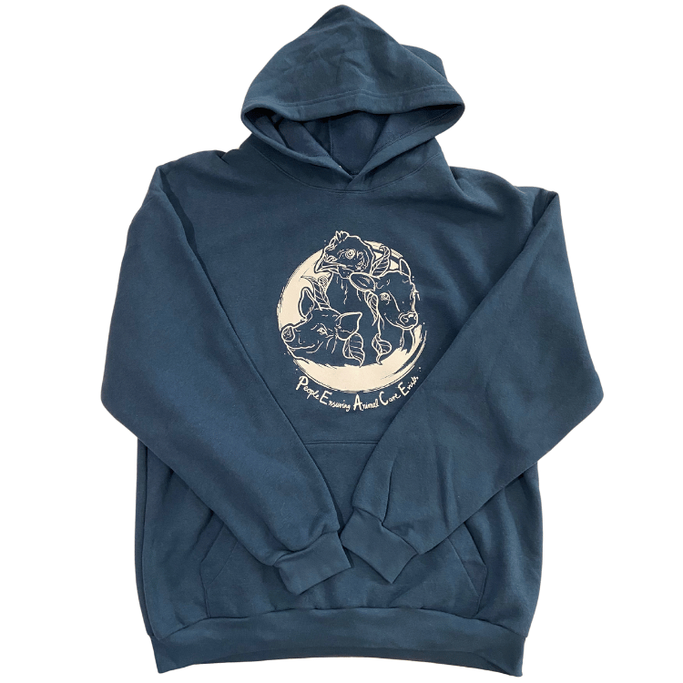 P.E.A.C.E Farm Sanctuary Logo Hoodie