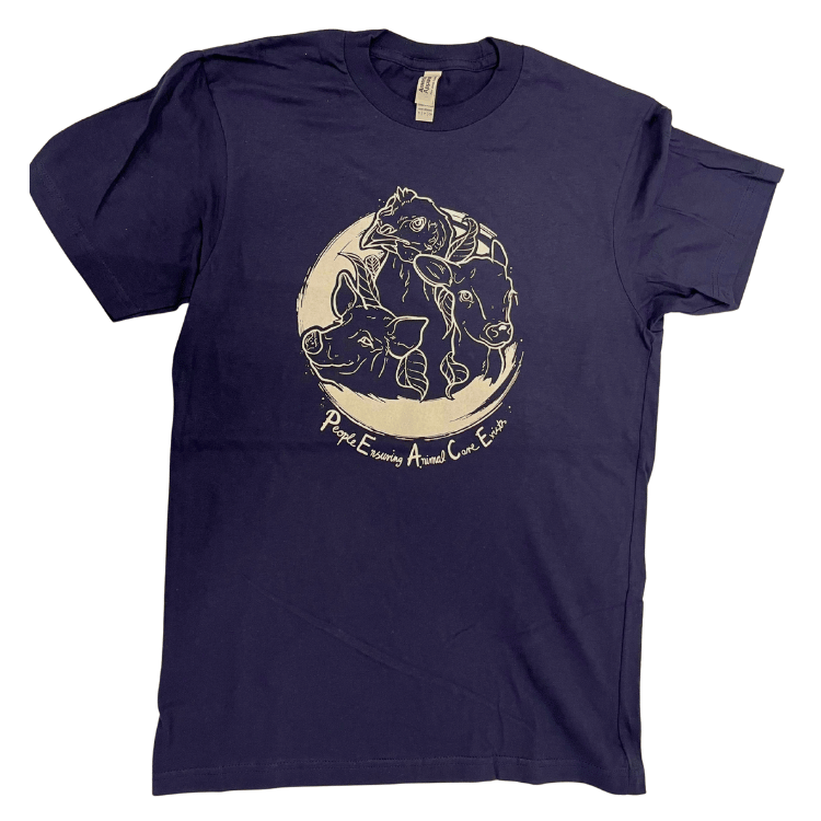 P.E.A.C.E Farm Sanctuary Logo T-Shirt