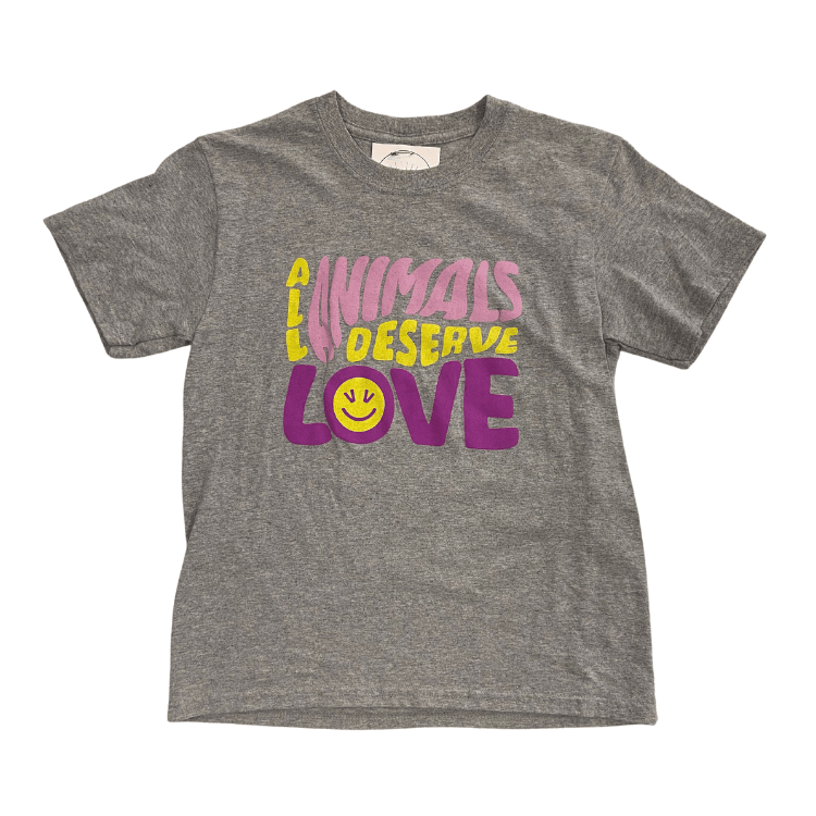 Peace People Project x Squamish Vegan Festival 'All Animals Deserve Love' Shirts