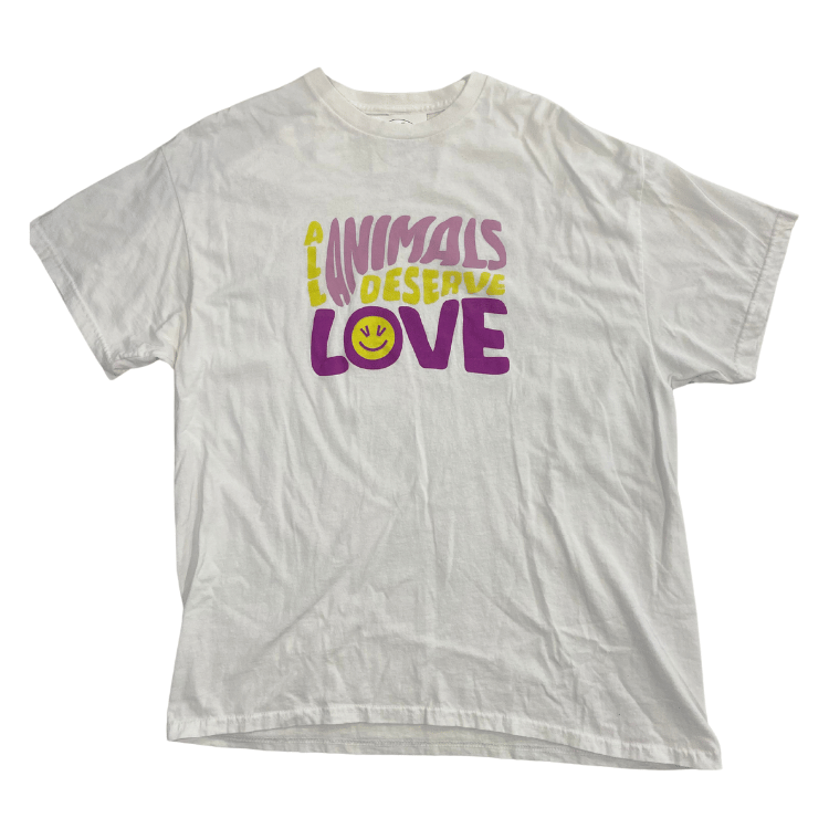 Peace People Project x Squamish Vegan Festival 'All Animals Deserve Love' Shirts