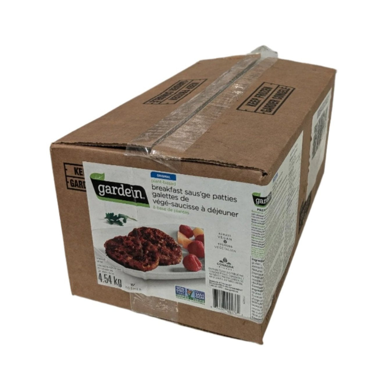 Gardein Original Breakfast Saus'age Patties - (1 x 4.54kg)