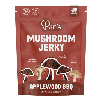 Pan's Applewood BBQ Mushroom Jerky - 62g