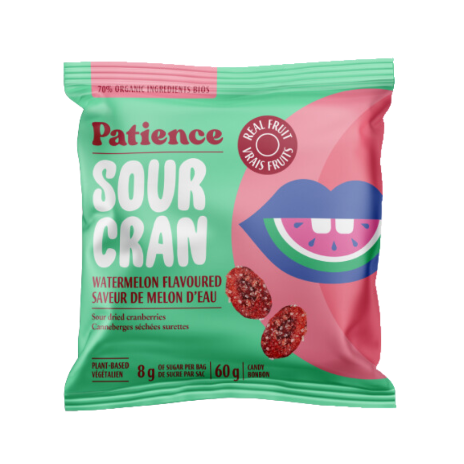 Patience & Co SourCran Sour Watermelon Cranberries - 60g