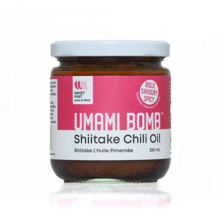Vumami Foods Huile de piment moyen Umami Bomb Shiitake - 250 ml