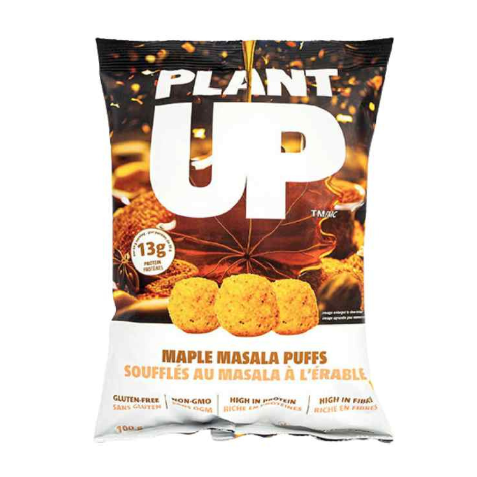 Plant Up Maple Masala Puffs - 100g