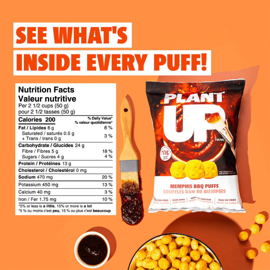 Plant Up Memphis BBQ Puffs - 100g