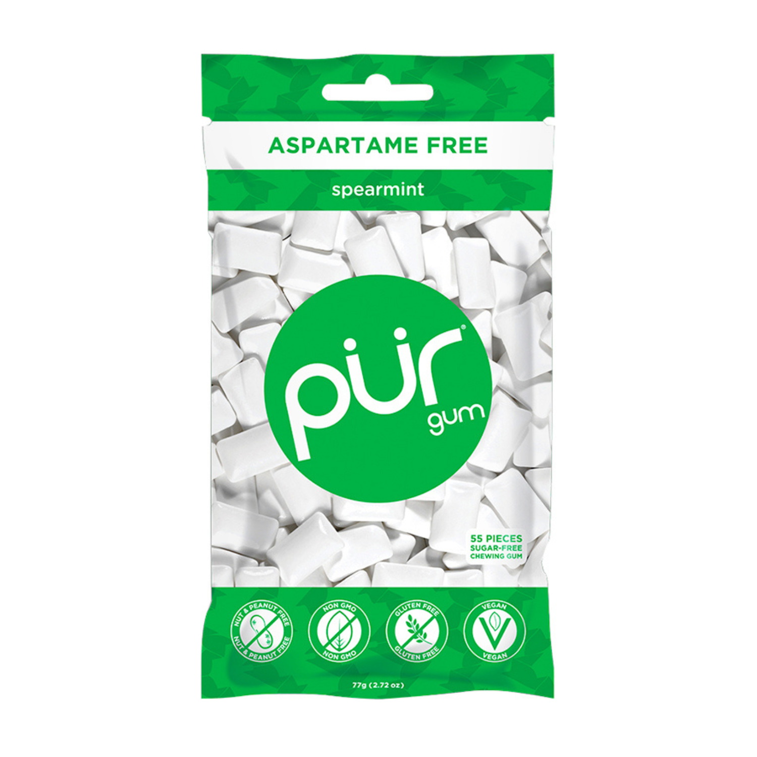 Pur Spearmint Gum - 77g