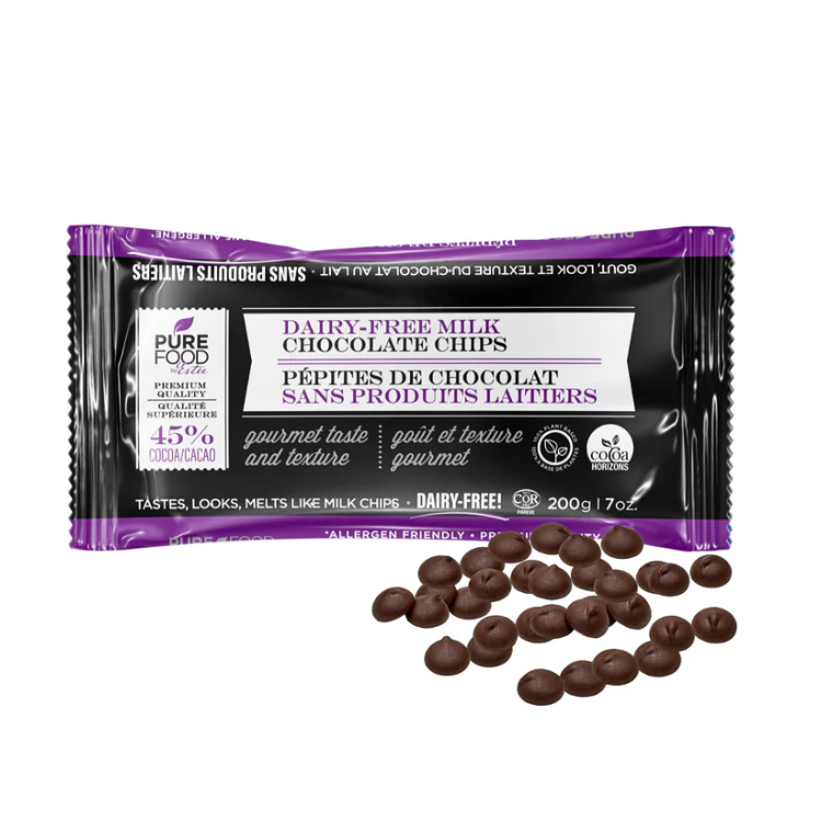 Pure Food Milk Chocolate Chips - 200g