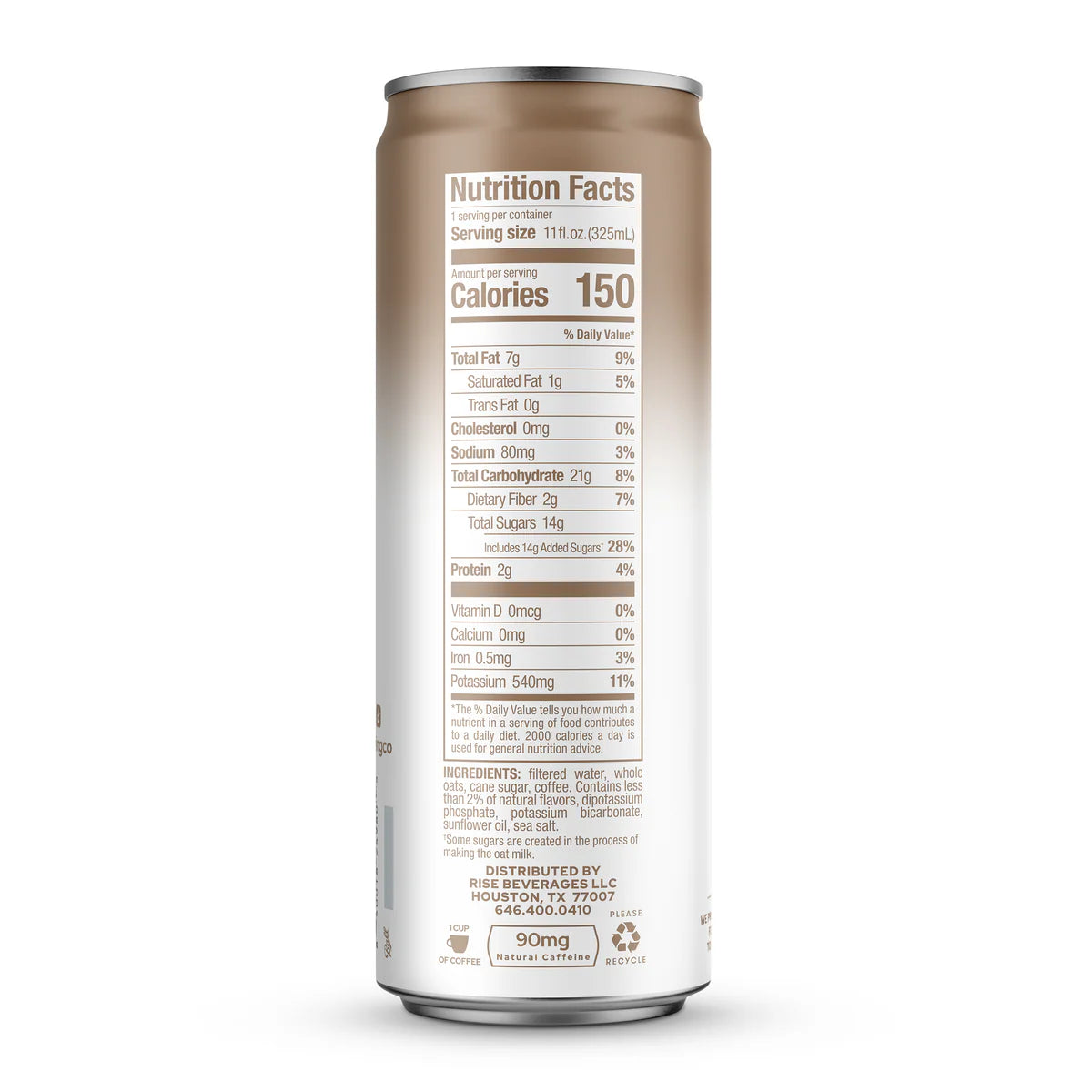 Rise Brewing Co. Cold Brew Latte Classic Oat - 325ml