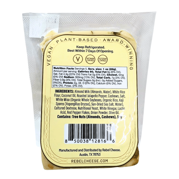 Rebel Cheese Pepper Jack - 142g