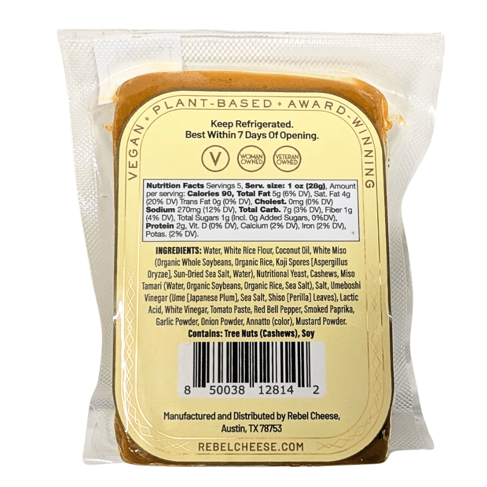 Rebel Cheese Smoked Cheddar - 142g