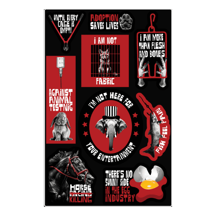 Renegade Stickers Animal Activism Sticker Sheet