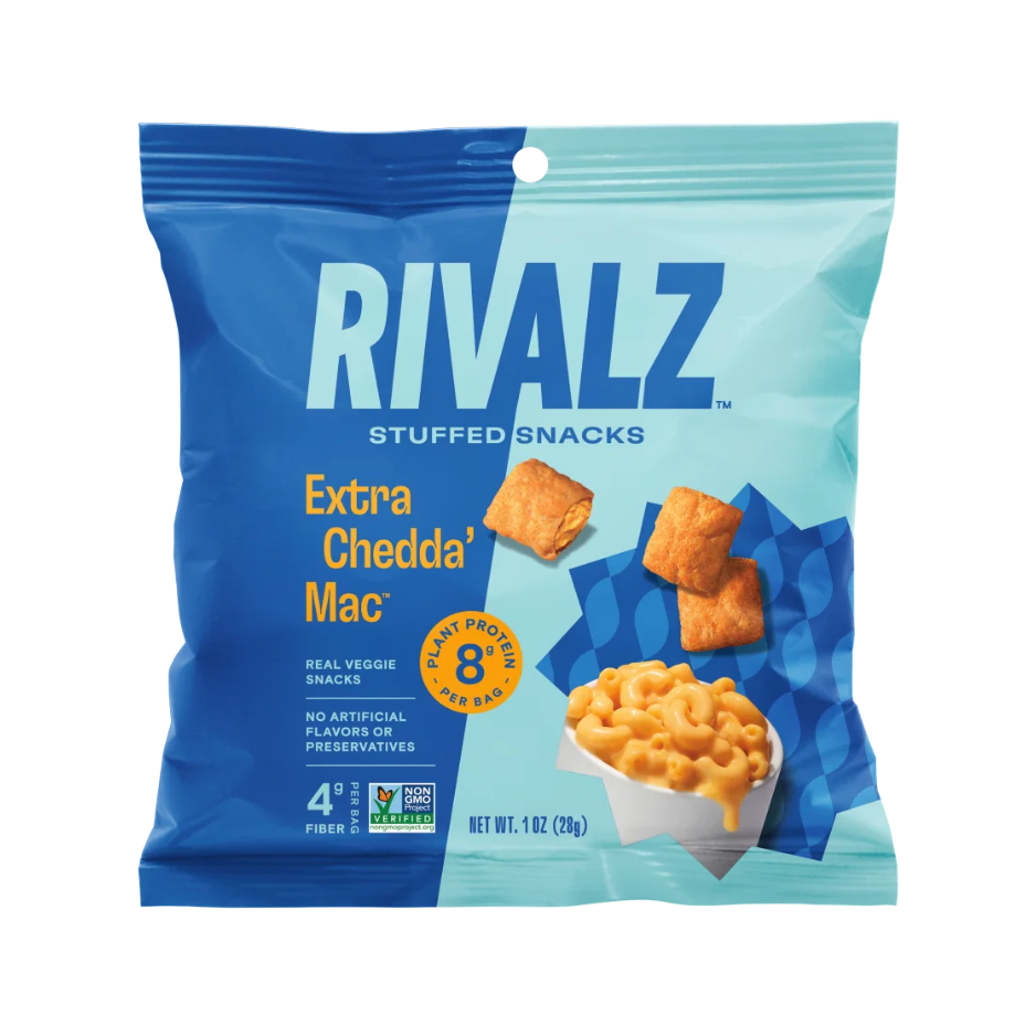 Rivalz Extra Chedda Mac Stuffed Snacks - Multiple Sizes