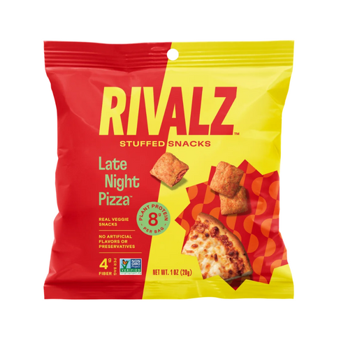 CLEARANCE - Rivalz Late Night Pizza Stuffed Snacks - 28g