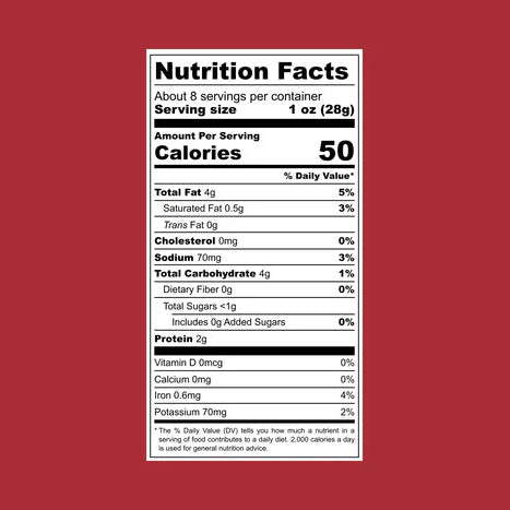 Nuts For Cheese Roasted Red Pepper Creamy Cashew Dip - 210g