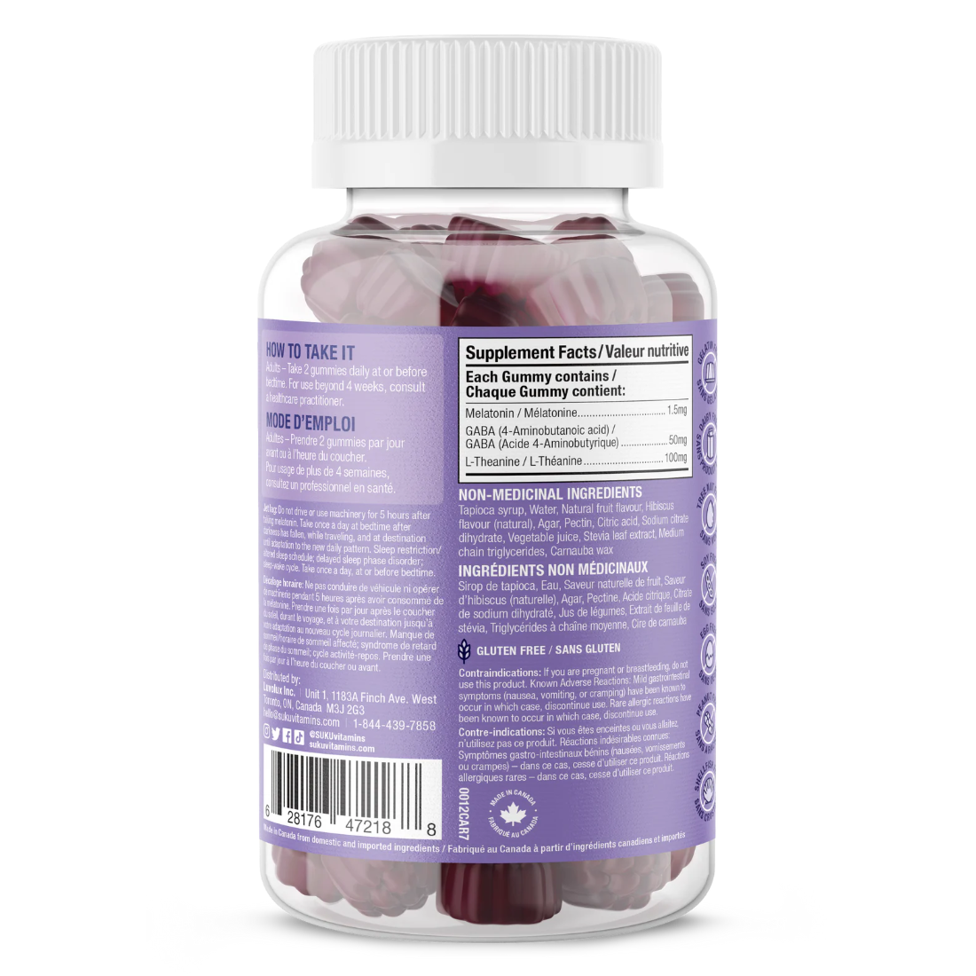 SUKU Restful Sleep Gummies - 60 Gummies