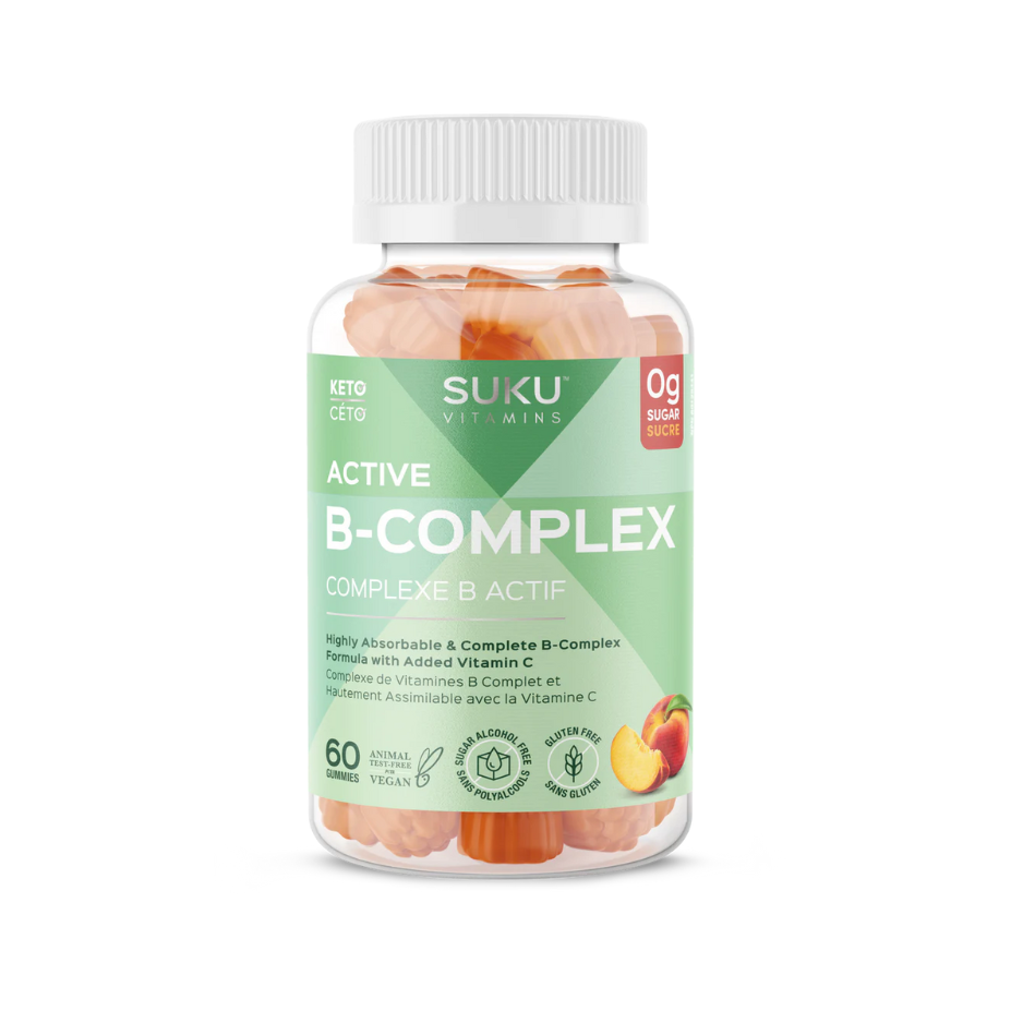 SUKU Active B-Complex Gummies - 60 Gummies