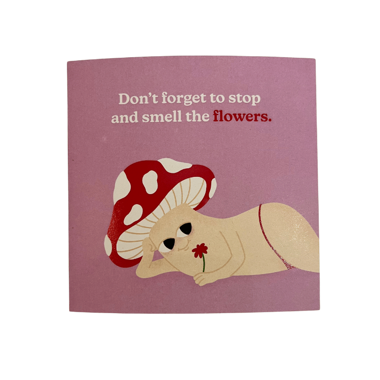 Sad Shoppe 'Smell the Flowers'(Blank inside)