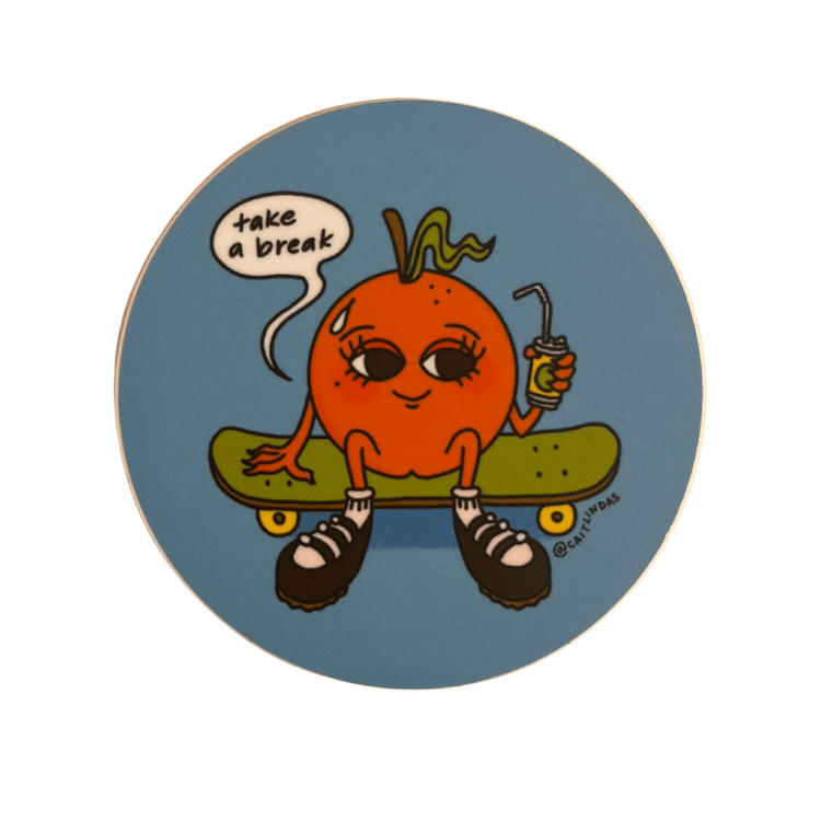 Sad Shoppe Take a Break Sticker