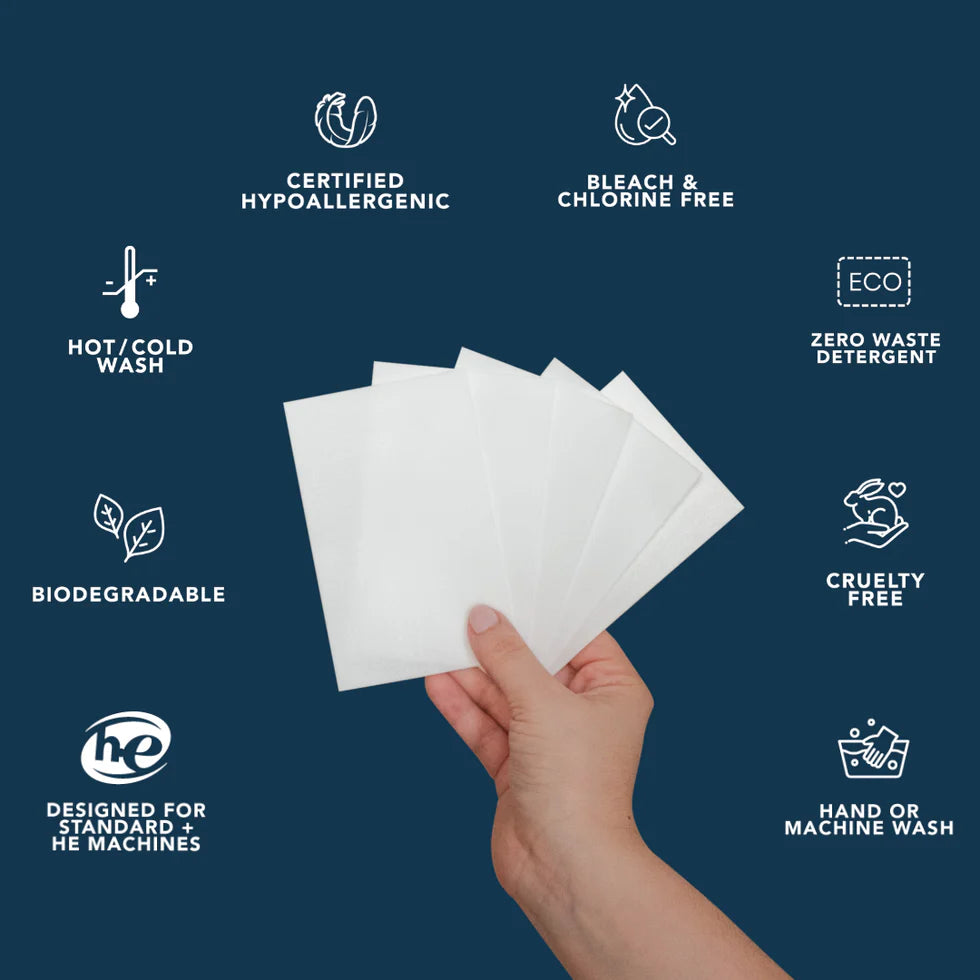 Eco Living Club Fragrance-Free Laundry Detergent Strips - 40 Loads
