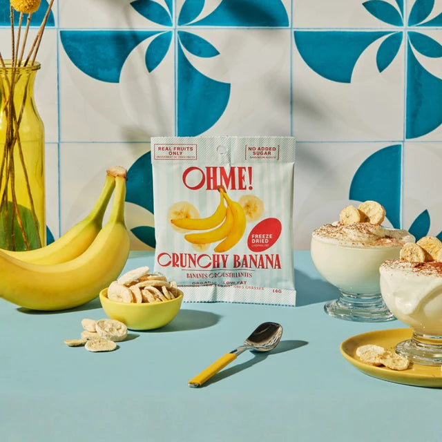 OHME! Freeze-Dried Crunchy Banana- 16g