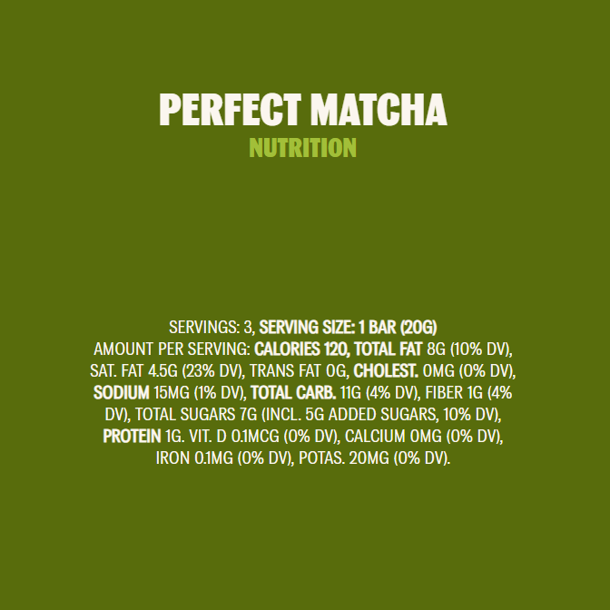 TCHO Perfect Matcha Oat White Chocolate - 70g