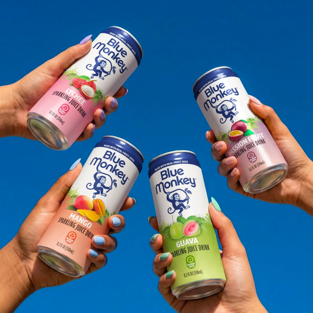 Blue Monkey Sparkling Guava Juice Drink - 330ml