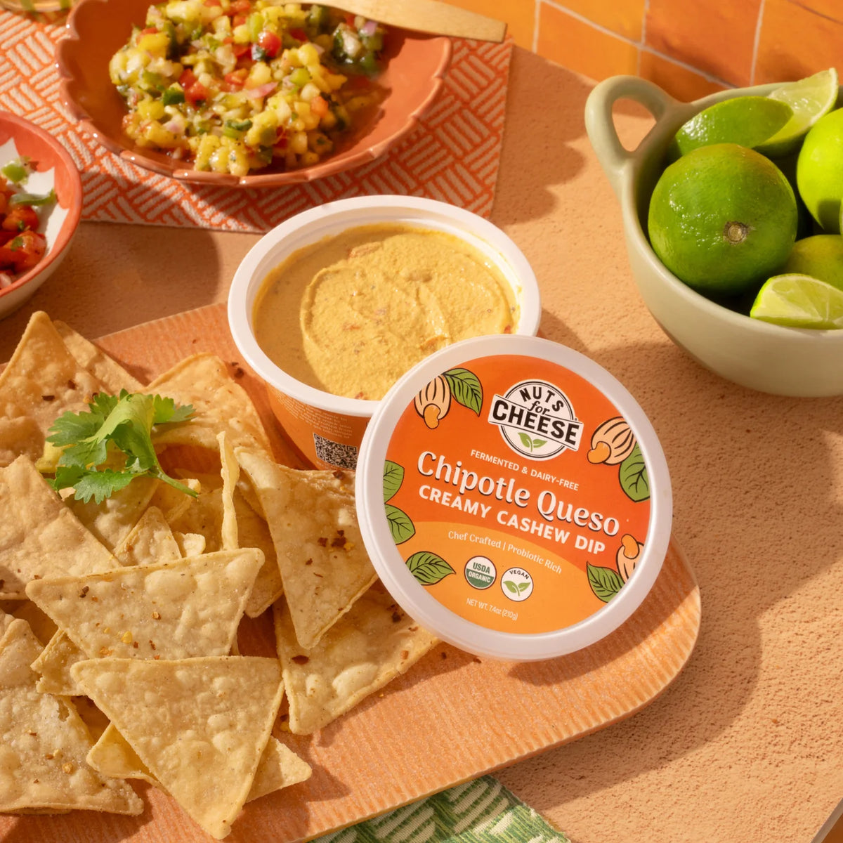 Nuts For Cheese Chipotle Queso Cashew Dip - 210g