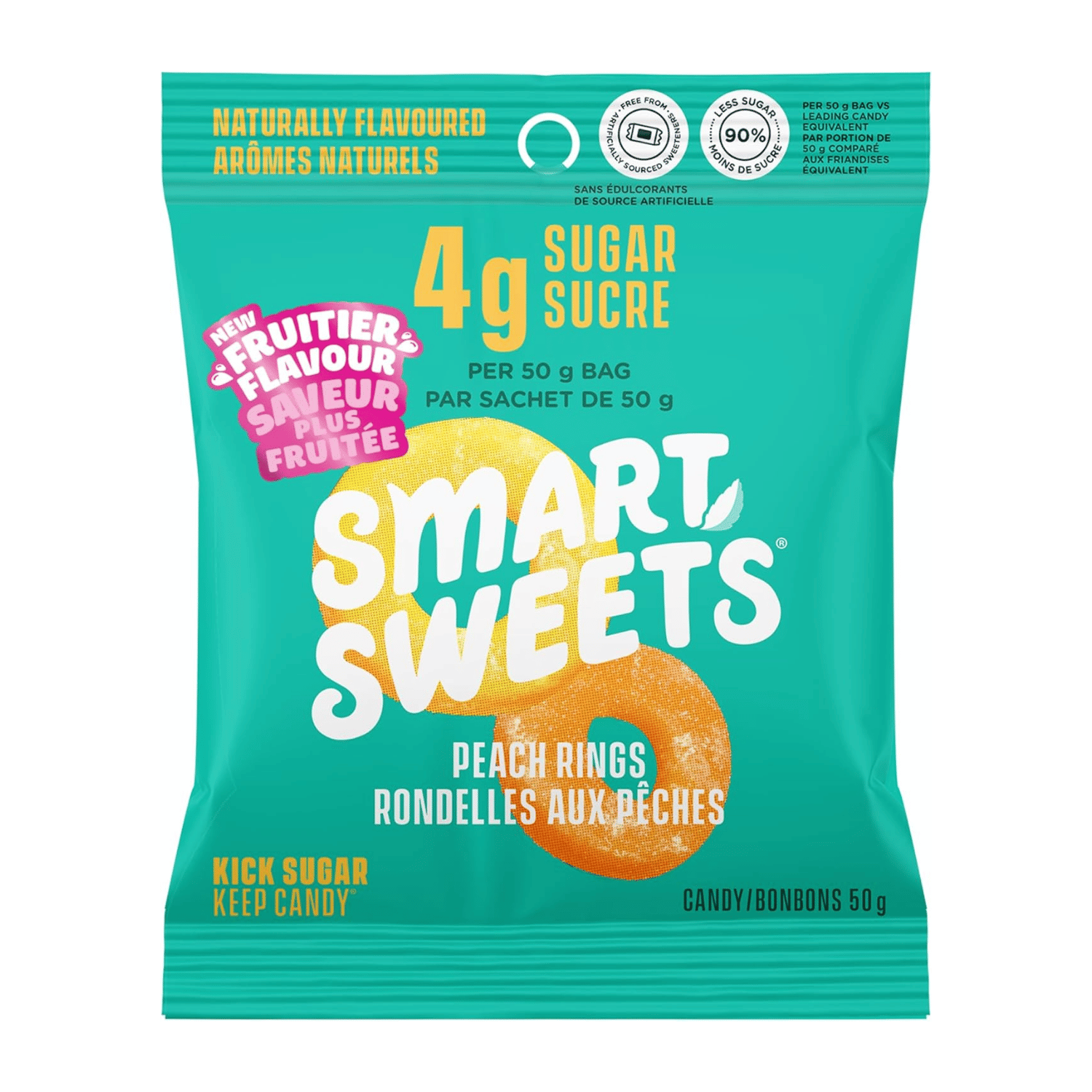 Smart Sweets Peach Rings - 50g – Vegan Supply