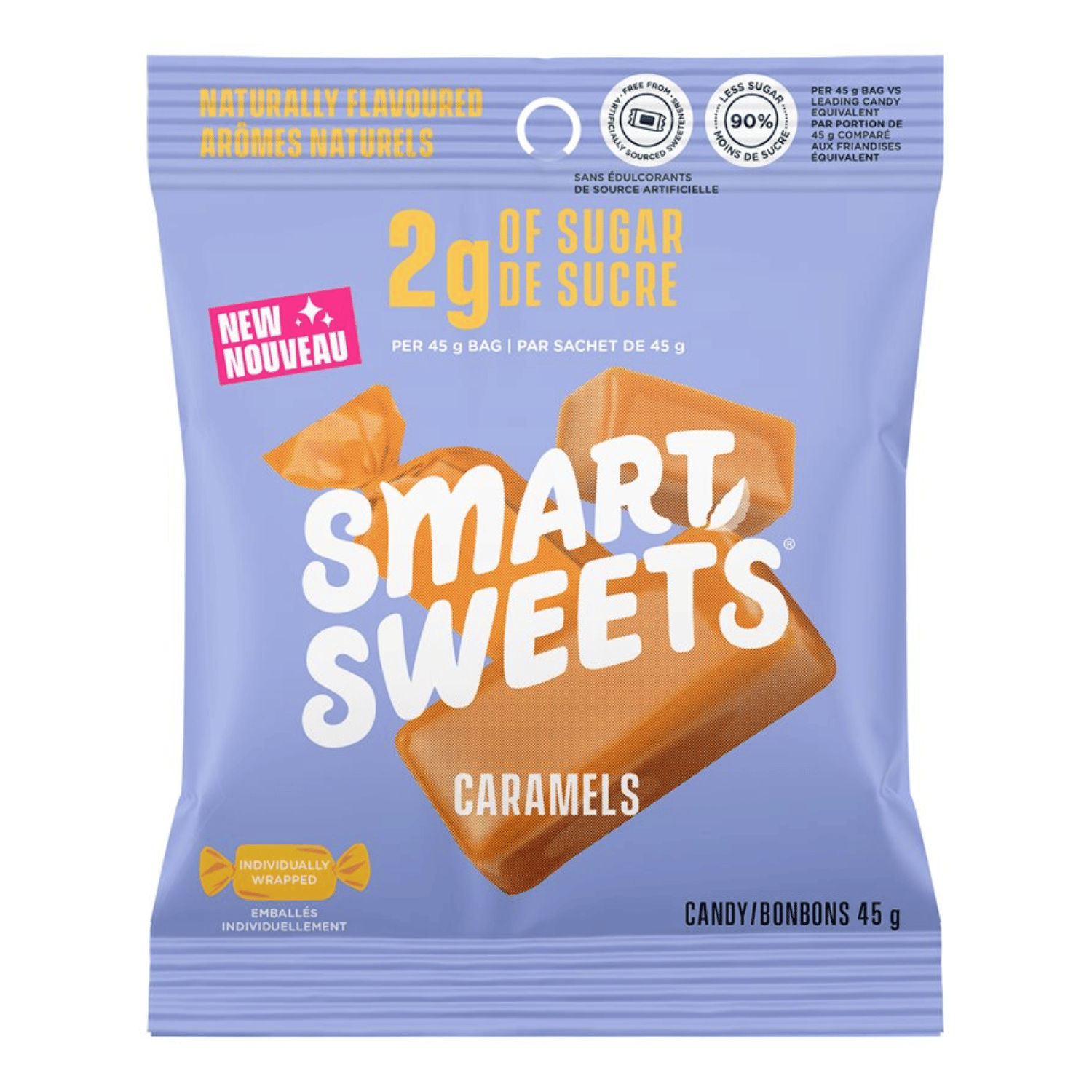 Smart Sweets Caramels - 45g