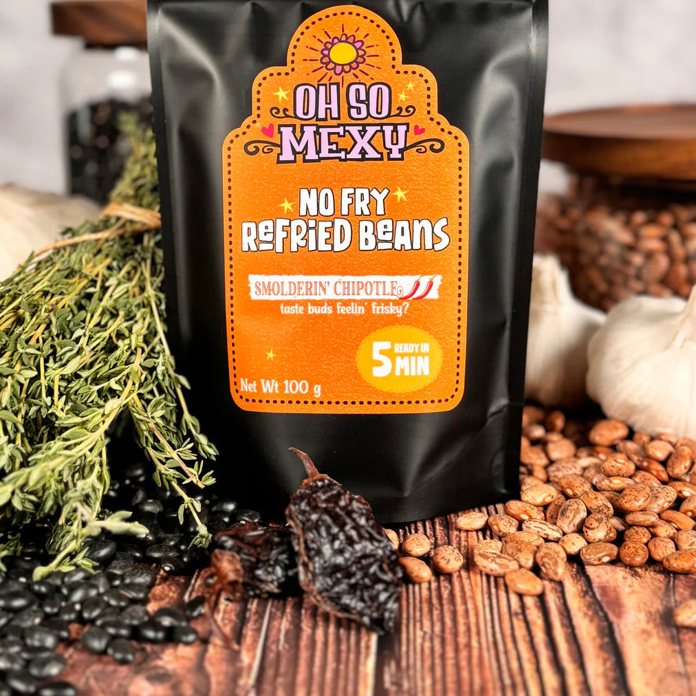 Oh So Mexy Smolderin' Chipotle Refried Beans - 100g