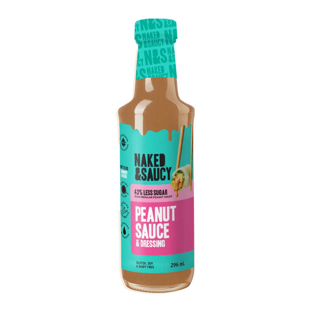 Naked & Saucy Peanut Sauce & Dressing - 296ml