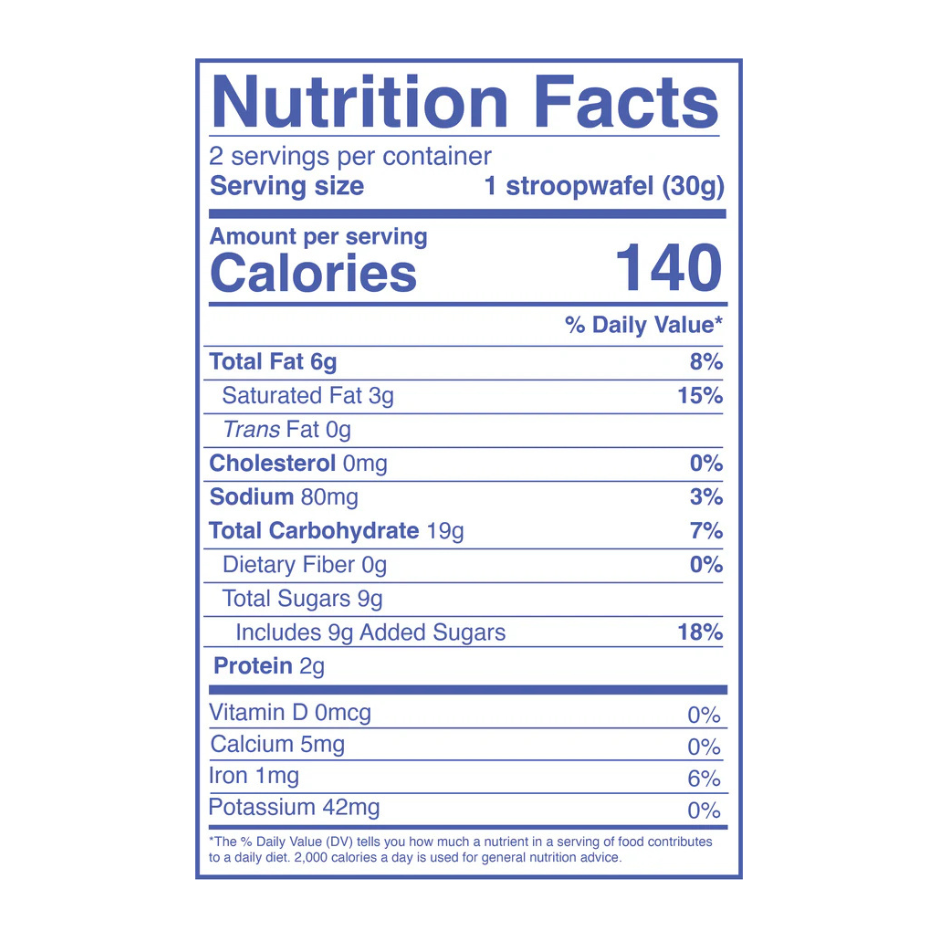 Stroop Club Dutch Apple Pie Caramel Stroopwafel Cookies - 60g